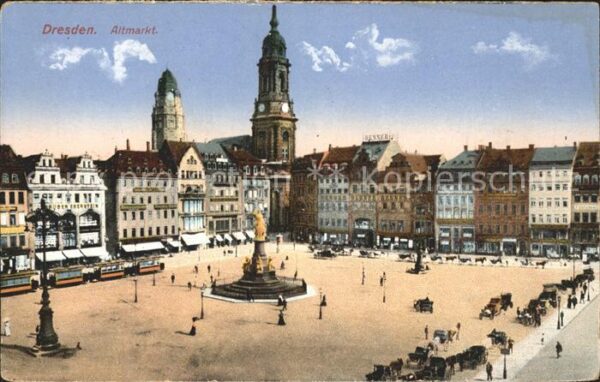 Dresden Altmarkt Strassenbahn