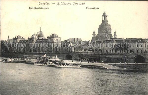 Dresden Frauenkirche Brühlsche Terrassen