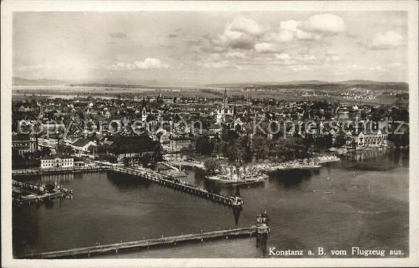 Konstanz Bodensee Fliegeraufnahme