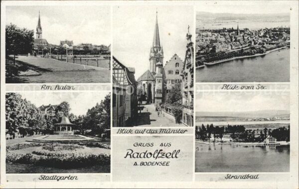 Radolfzell Bodensee Hafen Strandbad Münster See