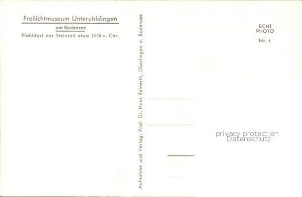 Unteruhldingen Pfahlbauten Freilichtmuseum – Bild 2