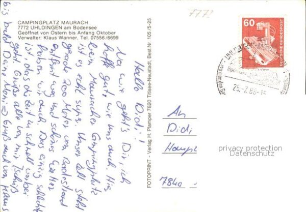 Uhldingen-Muehlhofen Camping Maurach – Bild 2
