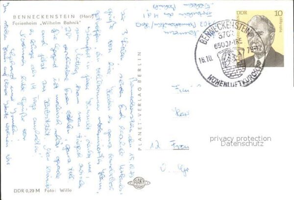Benneckenstein Ferienheim Wilhelm Bahnik – Bild 2