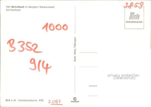 Michelbach Murgtal Gaggenau Dorfbach – Bild 2