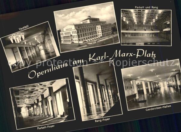Leipzig Opernhaus am Karl Marx Platz