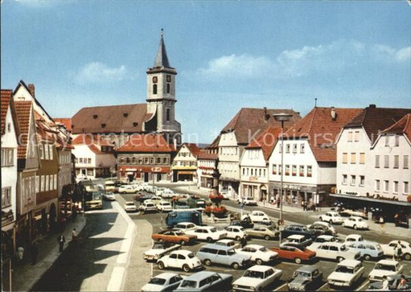 Bad Neustadt Marktplatz Autos
