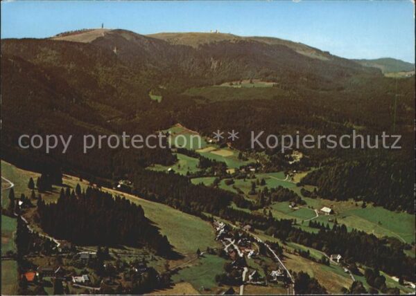 Baerental Feldberg Fliegeraufnahme