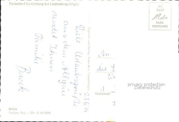 Lindenberg Allgaeu Fliegeraufnahme Nadenberg – Bild 2