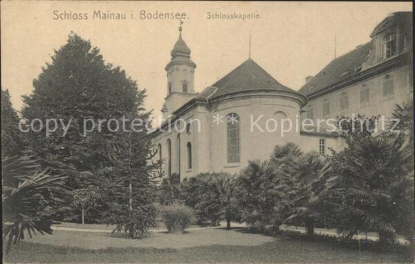 Insel Mainau Schloss mit Schlosskapelle