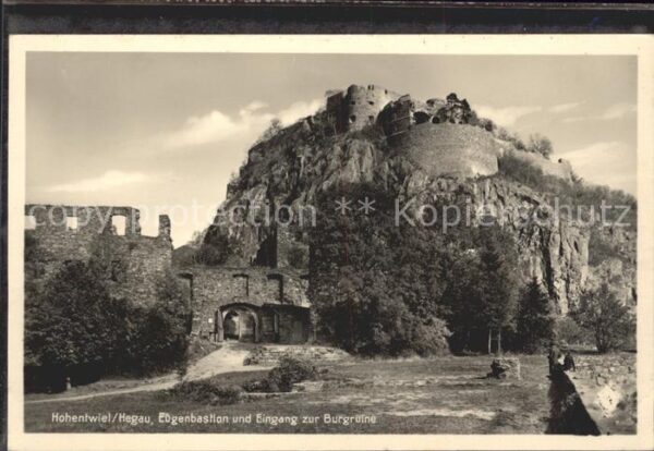 Hohentwiel Eugenbastion Eingang zur Burgruine