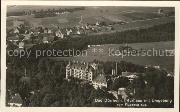Bad Duerrheim Fliegeraufnahme Kurhaus
