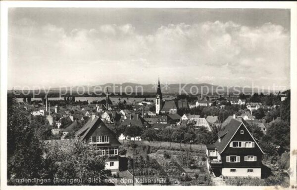 Emmendingen mit Kaiserstuhl