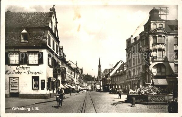 Offenburg Strasse im Ortskern