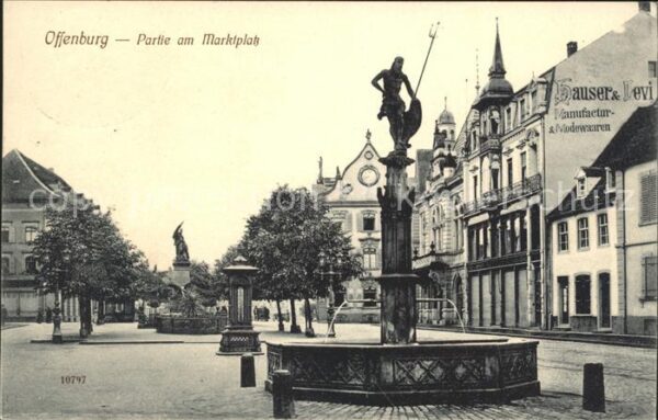 Offenburg Marktplatz Brunnen