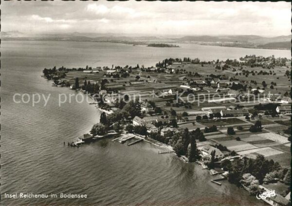 Insel Reichenau Fliegeraufnahme