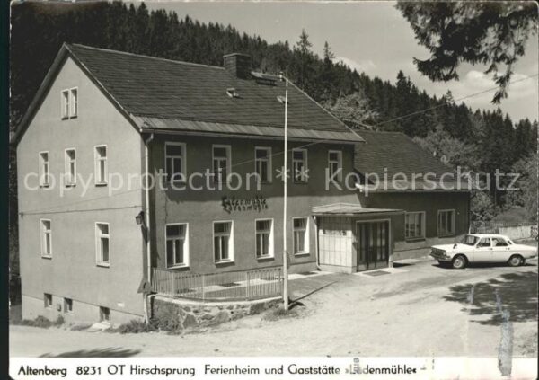 Hirschsprung Ferienheim Restaurant Ladenmühle Auto