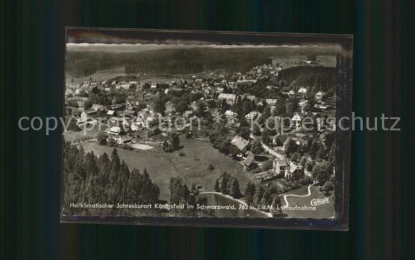 Koenigsfeld Schwarzwald Fliegeraufnahme