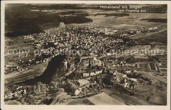 Hohentwiel Fliegeraufnahme