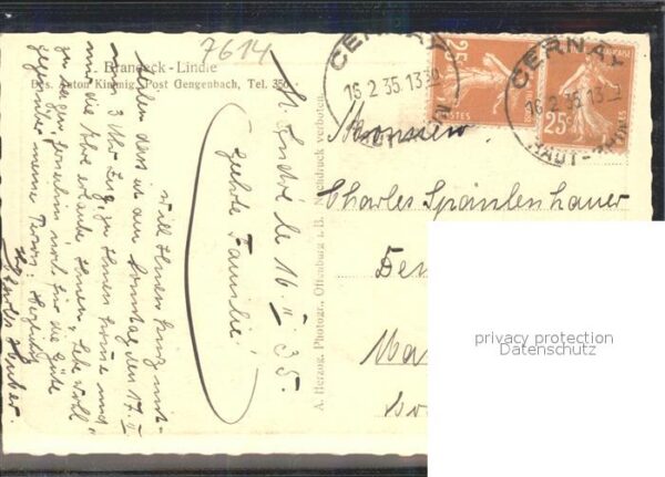 Gengenbach Brandeck Lindle Fliegeraufnahme – Bild 2