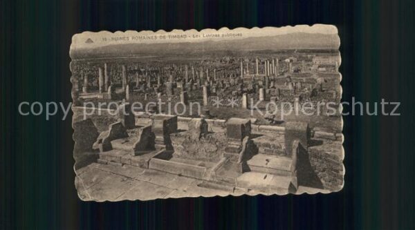 Timgad Ruines Romaines Antike Stätte