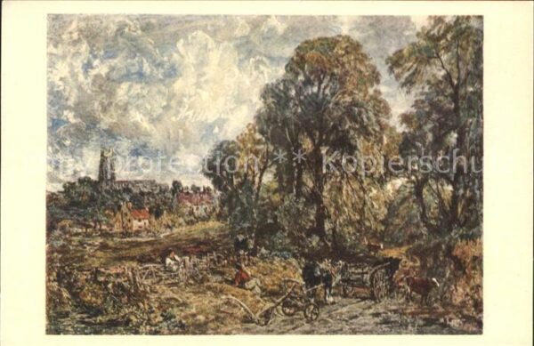 Stoke by Nayland Painting John Constable W. W. Kimball C