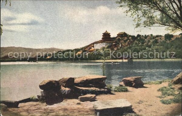 Japan Partie an der Küste Tempel