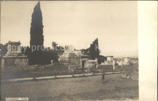 Pompei Tombe Ruinen Antike Stätte