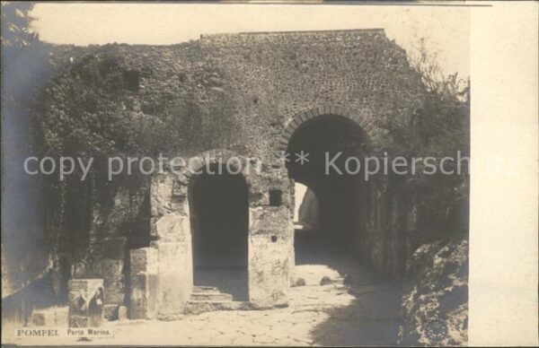 Pompei Porta Marina Ruinen Antike Stätte