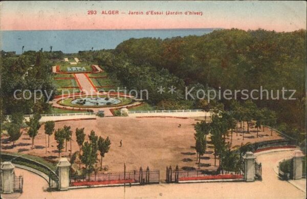 Alger Algerien Jardin d_Essai