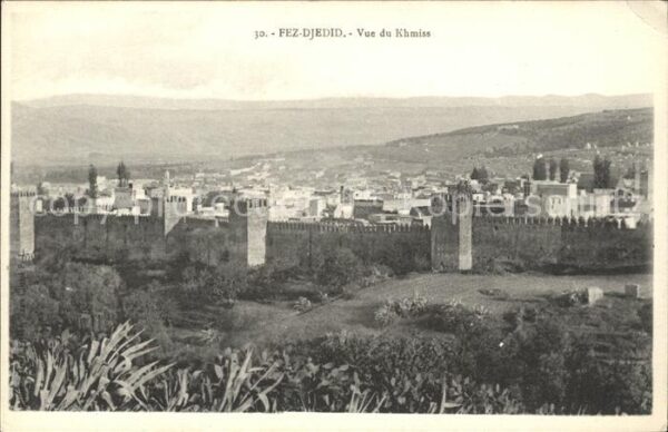 Fes Fez Maroc Vue du Khmiss