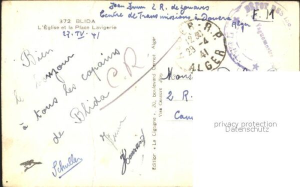 Blida Algerien Eglise et Place Lavigerie – Bild 2