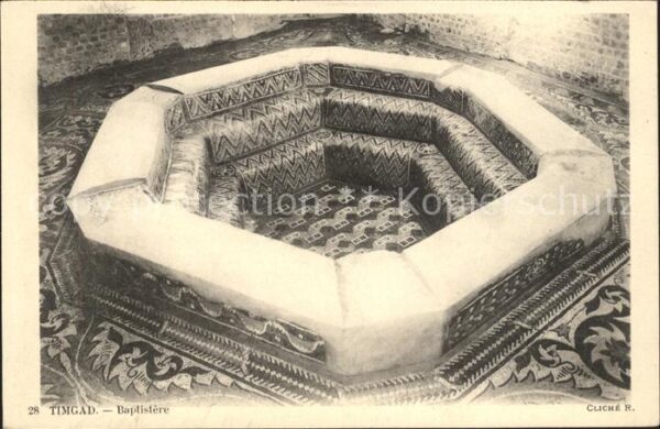Timgad Baptistere