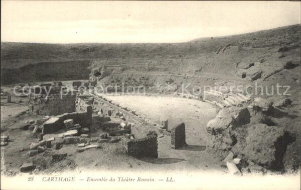 Carthage Karthago Ensemble du Theatre Romain Amphitheater