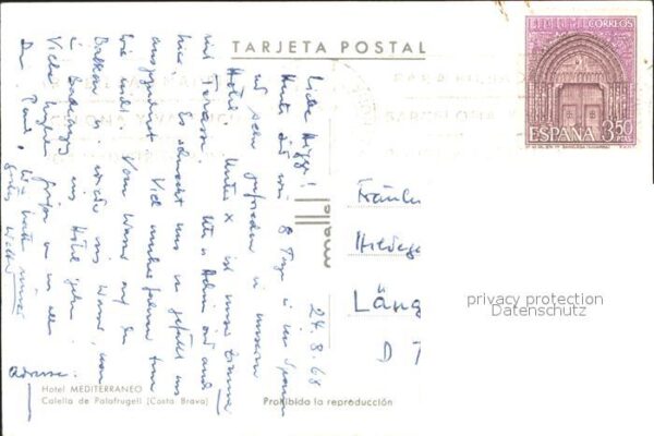 Palafrugell Hotel Mediterraneo Playa – Bild 2
