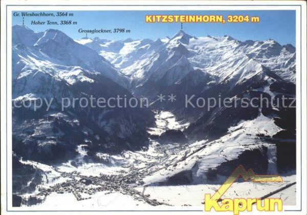 Kaprun Panorama Wintersportplatz Skiparadies K