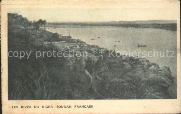 Sudan Afrika Les Rives du Niger Soudan Francais
