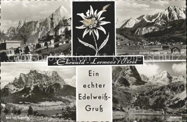 Lermoos Tirol Sonnenspitze Ehrwald Zugspitze Sebensee