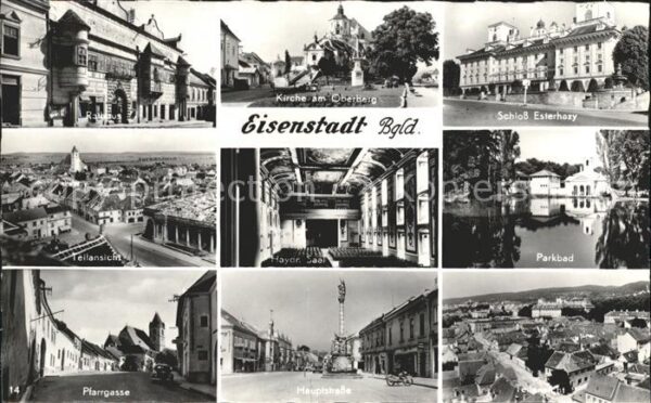 Eisenstadt Kirche Schloss Esterhazy Teilansicht Th