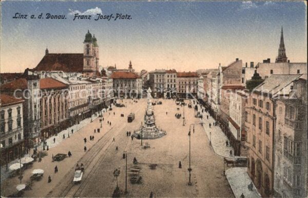 Linz Donau Franz Josef Platz