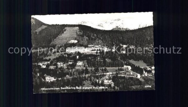 Semmering Niederoesterreich mit Rax