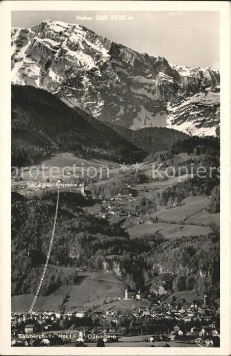 Hallein Salzbergbahn Bergstation Hoher Göll