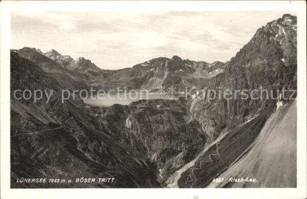Luenersee Vorarlberg und Böser Tritt