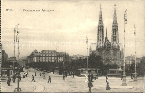 Wien Votivkirche und Schattentor