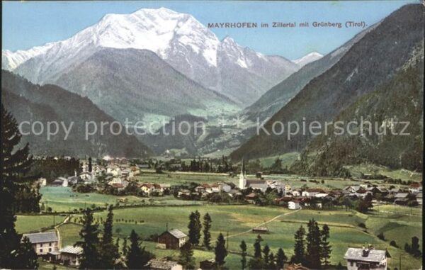 Mayrhofen Zillertal mit Grünberg