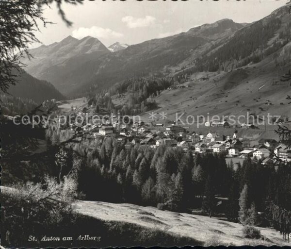 St Anton Arlberg Totalansicht