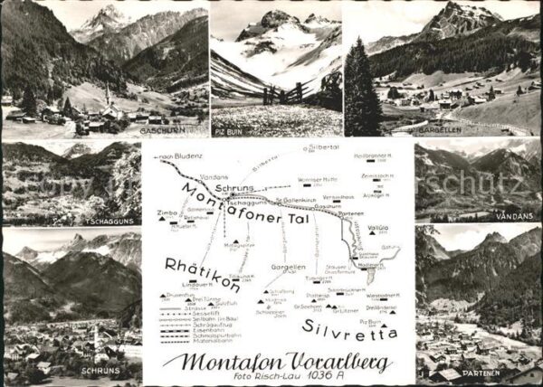 Gaschurn Vorarlberg Piz Buin Gargellen Tschagguns Vandans S
