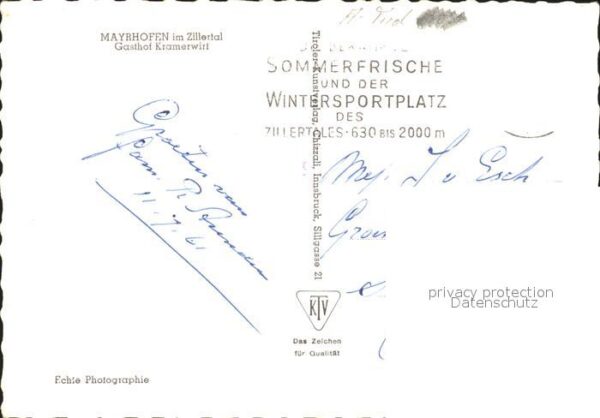 Mayrhofen Zillertal Gasthof Kramerwirt Kirche – Bild 2
