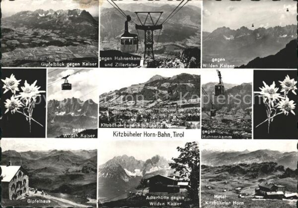 Kitzbuehel Tirol Wilder Kaiser Hahnenkammbahn Gipfelhaus