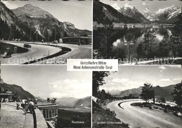 Achensee Kanzelkehre Neue Achenseestrasse Rofan