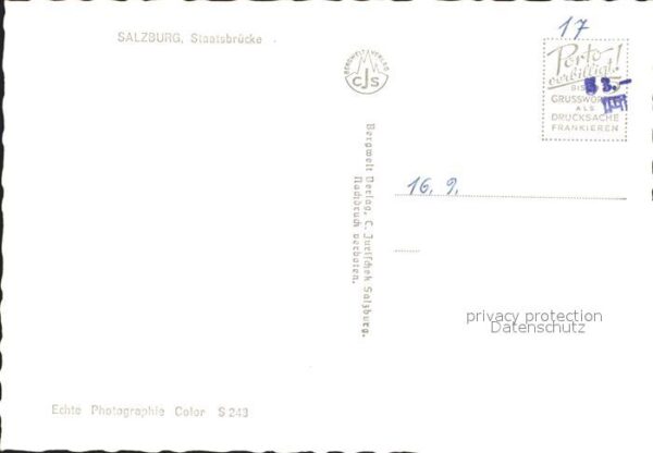 Salzburg Oesterreich Staatsbrücke – Bild 2